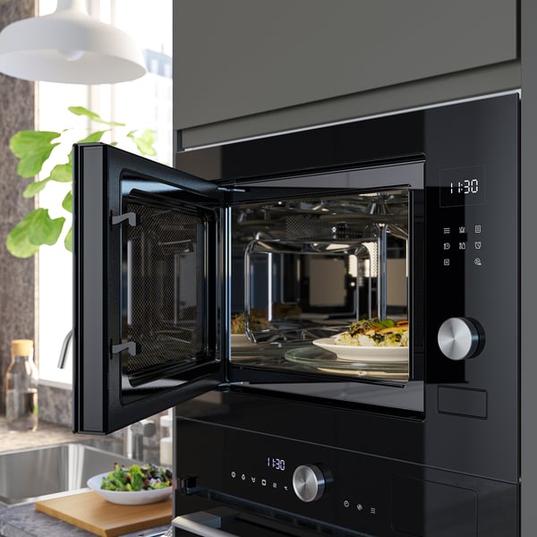 MÅGEBO Микроволновая печь, IKEA 500 чёрный