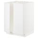 METOD Напольный шкаф для мойки+2 двери, белый/Ringhult белый, 60x60 см