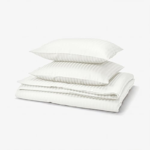 NATTJASMIN Пододеяльник и 2 наволочки, белый, 240x220/50x60 см