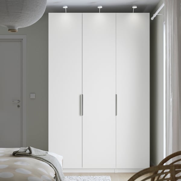 PAX / FORSAND Гардероб, белый/белый, 150x60x236 см