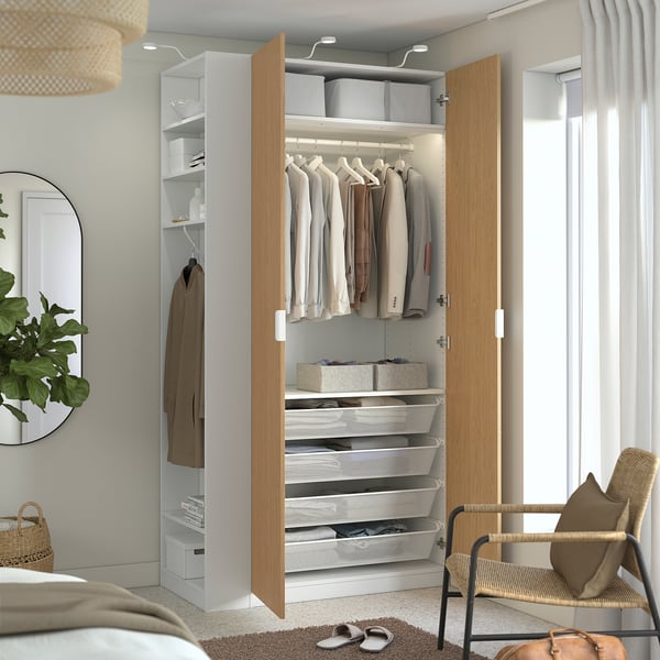 PAX / STORKLINTA Гардероб, комбинация