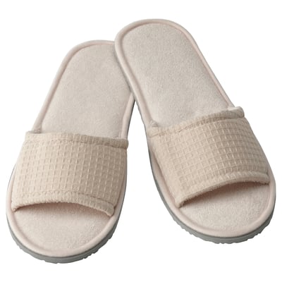 SKOVELSJÖN Домашние тапочки, бежевый, S/M