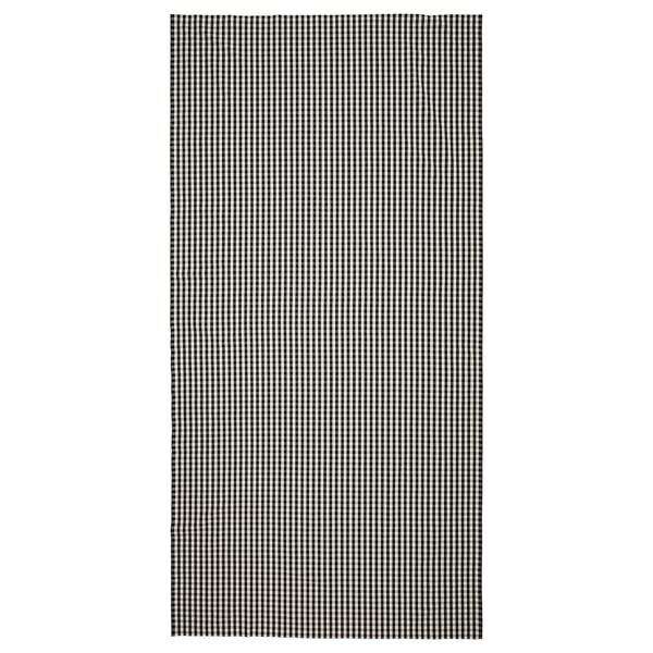 TAGGLUSERN Отрез ткани, черный/белый, 150x300 см