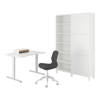 TROTTEN/LÅNGFJÄLL / BESTÅ/LAPPVIKEN Стол и комбинация для хранения