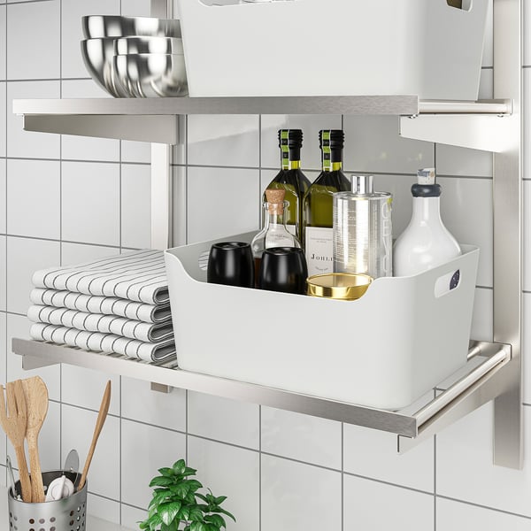 UPPDATERA Контейнер, белый, 34x24 см