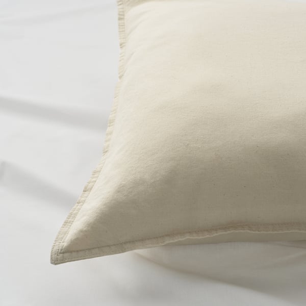 ÄNGSLILJA غطاء مخدة, طبيعي, 50x80 سم