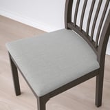 EKEDALEN / EKEDALEN طاولة و 4 كراسي, بني غامق/Orrsta رمادي فاتح, ‎120/180 سم‏