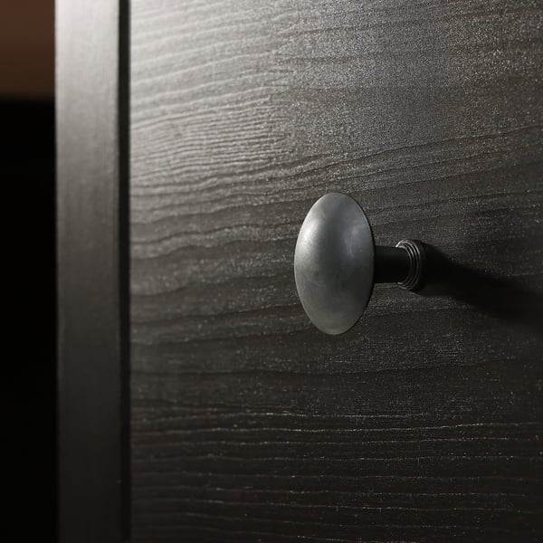 HEMNES مكتب, أسود-بني/بني فاتح, ‎155x65 سم‏