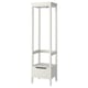IDANÄS دولاب ملابس مفتوح, أبيض, ‎59x211 سم‏