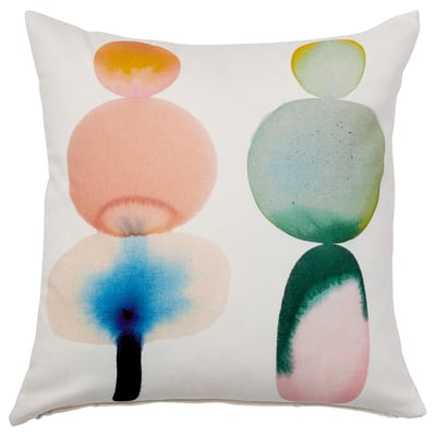 IKEA PS 2026 غطاء وسادة, أبيض/عدة ألوان, 50x50 سم