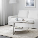 IMFORS طاولة قهوة, أبيض, 80 سم