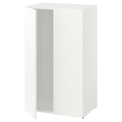 LASTARE هيكل مع أبواب, أبيض, ‎60x42x100 سم‏