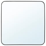 LINDBYN مرآة, أسود, ‎60x60 سم‏
