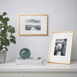 LOMVIKEN برواز, لون ذهبي, ‎21x30 سم‏