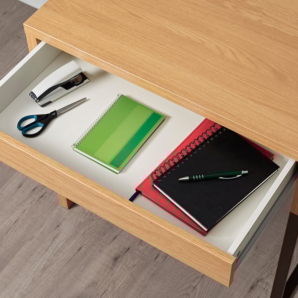 MICKE مكتب, شكل السنديان, ‎73x50 سم‏
