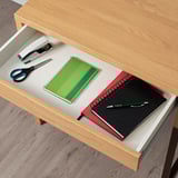 MICKE مكتب, شكل السنديان, ‎73x50 سم‏