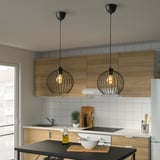 MOLNART لمبة LED E27 120 lumen, كروي زجاج رمادي شفاف, 95 مم