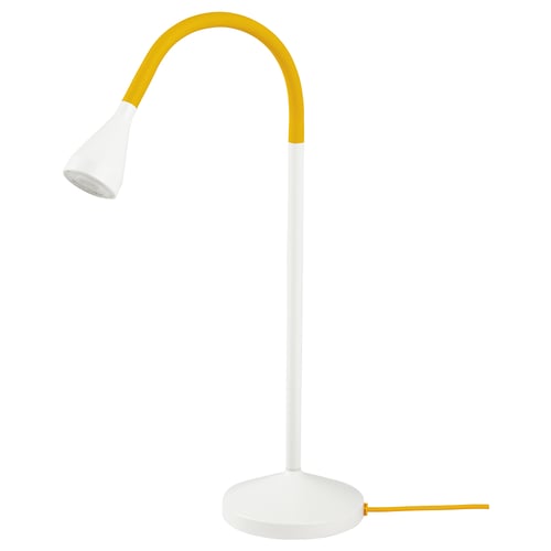 NÄVLINGE مصباح مكتب LED, أصفر/أبيض