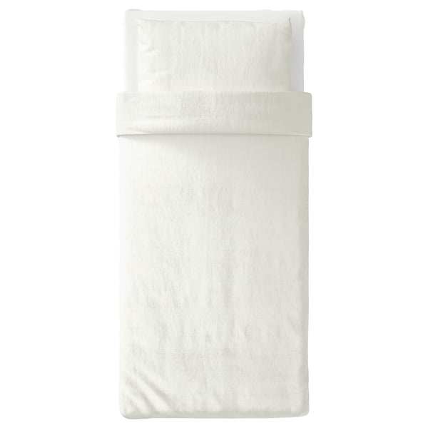 OFELIA VASS غطاء لحاف و غطاء مخدة, أبيض, 150x200/50x80 سم