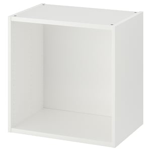 PLATSA هيكل, أبيض, ‎60x40x60 سم‏