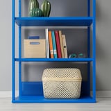 PLATSA وحدة رف مفتوح, أزرق, ‎60x40x120 سم‏