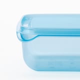 PRUTA حافظة طعام بغطاء, أزرق, 0.6 ل