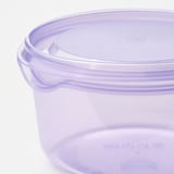 PRUTA حافظة أطعمة خفيفة بغطاء, بنفسجي/أخضر, 0.3 ل