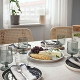 SILVERSIDA طبق, نقش/أزرق, 26 سم