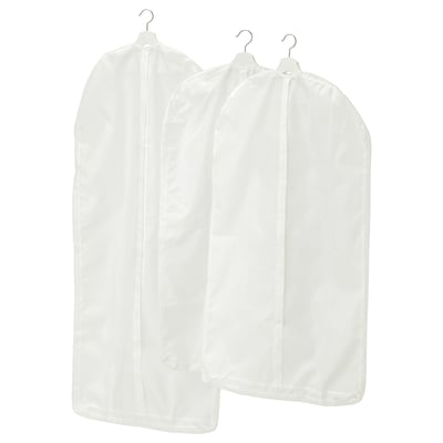 SKUBB غطاء ملابس، طقم من 3., أبيض