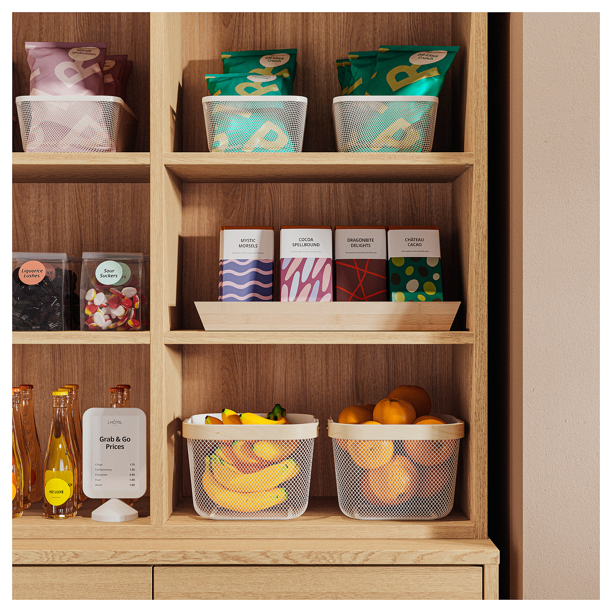 UPPDATERA صندوق أدوات, خيزران, 20x50 سم