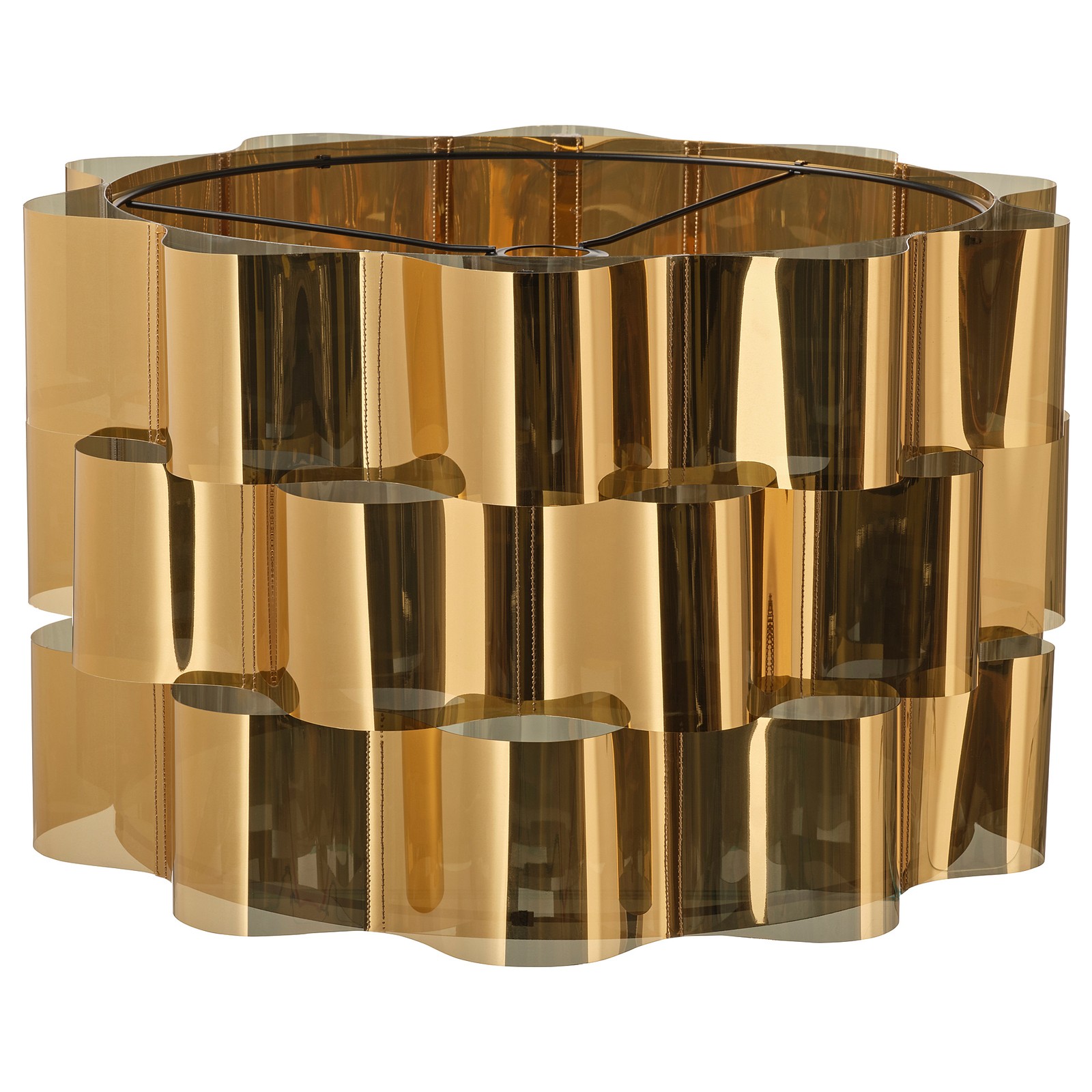 ÄLVSTARR Lamp shade, goldcolour, 51 cm IKEA