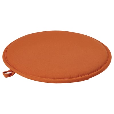 ÄNGSFRÄKEN Chair pad, brown-red/in/outdoor, 36 cm