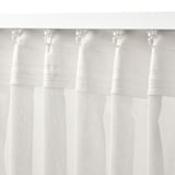 ÄNGSFRYLE Sheer curtain, 1 piece, white/with heading tape, 300x300 cm