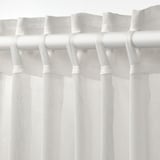 ÄNGSFRYLE Sheer curtain, 1 piece, white/with heading tape, 300x300 cm