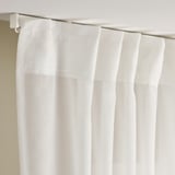 ÄNGSFRYLE Sheer curtain, 1 piece, white/with heading tape, 300x300 cm