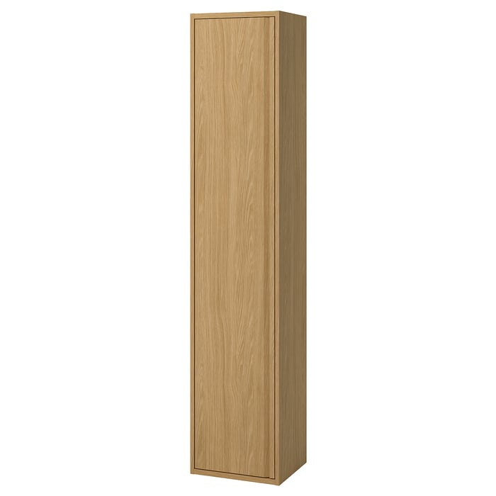 ÄNGSJÖN high with door, oak effect, 40x35x195 cm IKEA