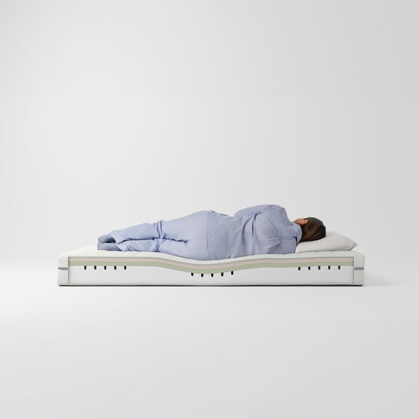 ÅKREHAMN Foam mattress, firm/white, 180x200 cm
