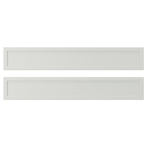 ASPUDDEN Drawer front, light grey, 60x10 cm