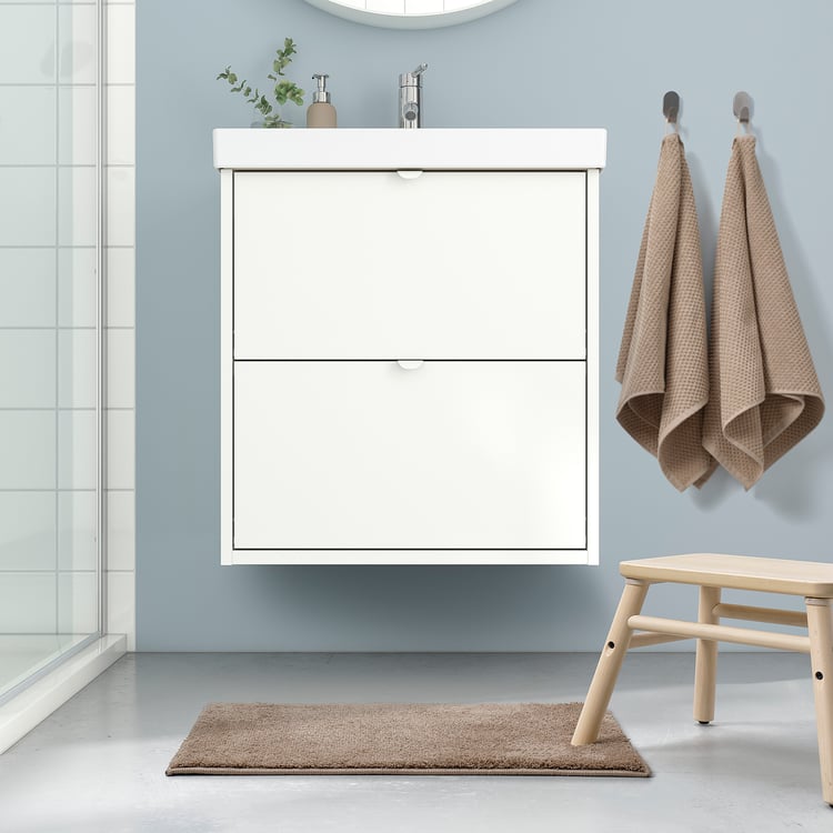 BACKMÅRA bath mat, beige, 40x60 cm - IKEA