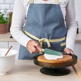 BÄCKRÖDING Spatula, set of 3, wood/dark grey-green