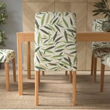 BERGMUND Chair, oak effect/Fågelfors multicolour