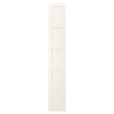 BERGSBO Door, white, 37x229 cm