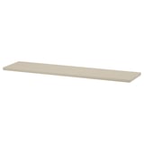 BERGSHULT Shelf, grey-beige, 120x30 cm