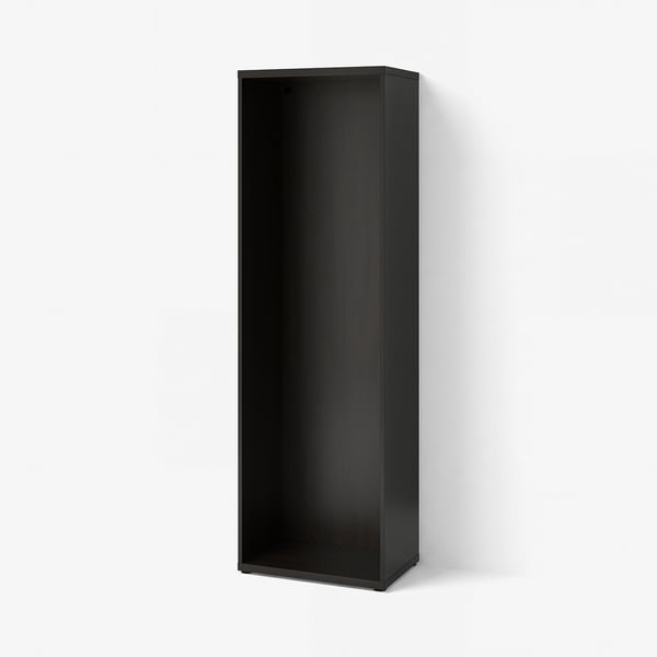 BESTÅ Frame, black-brown, 60x40x192 cm