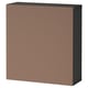 BESTÅ Shelf unit with door, black-brown/Lappviken light grey-brown, 60x22x64 cm