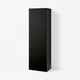 BESTÅ Shelf unit with doors, black-brown/Lappviken black-brown, 60x42x193 cm