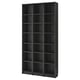 BILLY Bookcase, black-brown, 120x28x237 cm