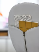 BJÖRKBERGET Swivel chair, Idekulla beige