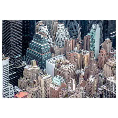 BJÖRKSTA Picture, New York from above, 200x140 cm