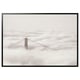 Option: BJÖRKSTA Picture with frame, bridge and clouds/black, 200x140 cm